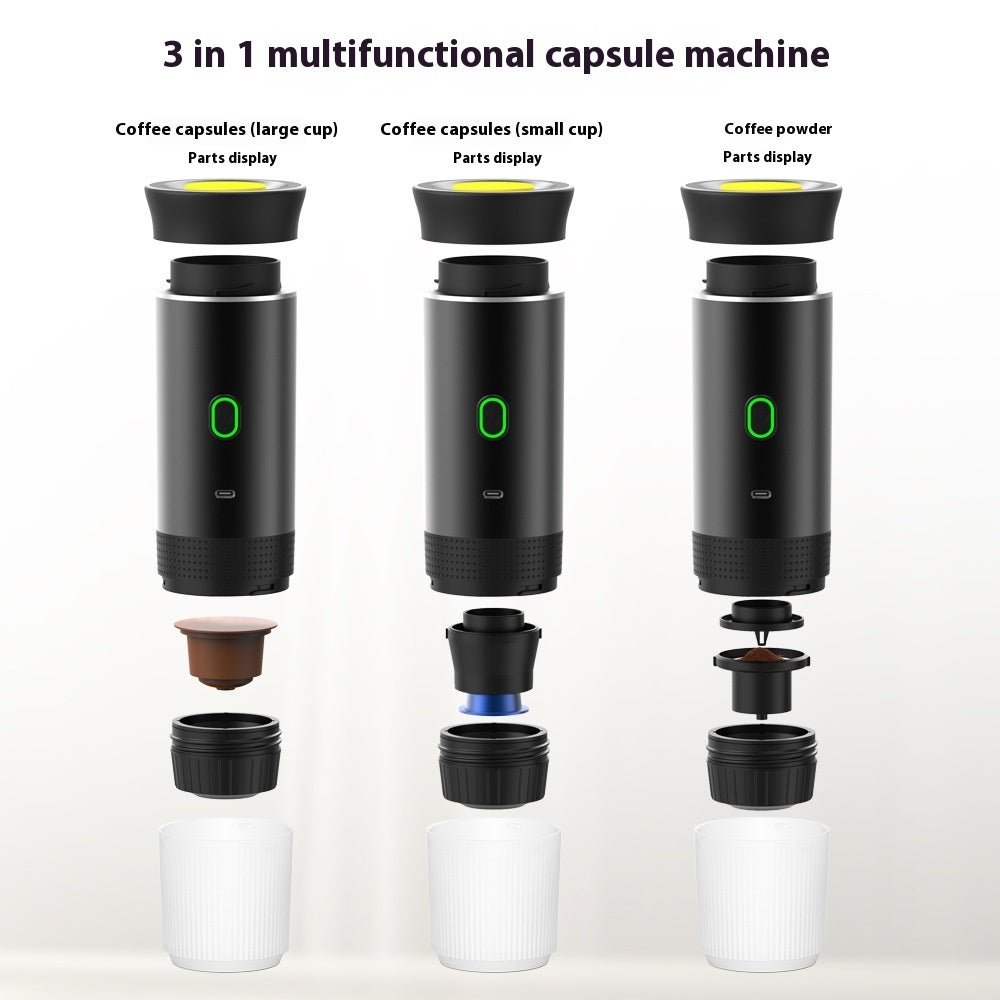 Handy Travel Espresso Machine – Fresh Coffee On-the-Go