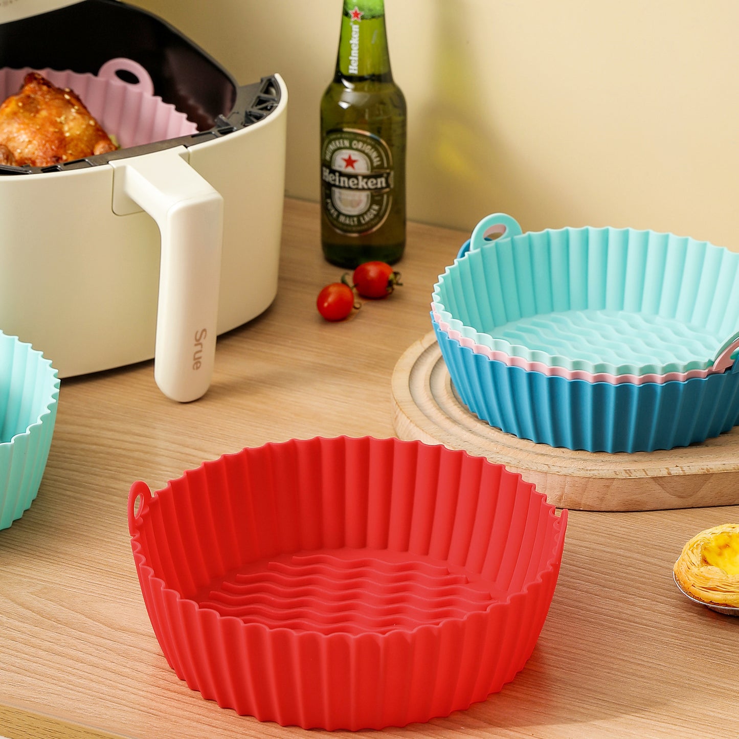 Silicone Air Fryer Liner – Cook Healthier, Clean Faster