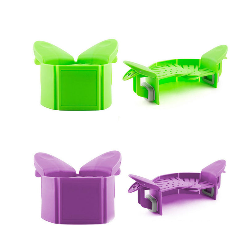 Clip-On Silicone Strainer – Simple Way to Drain Food!