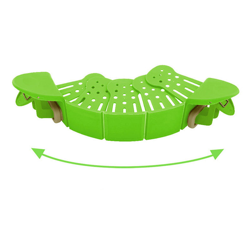 Clip-On Silicone Strainer – Simple Way to Drain Food!
