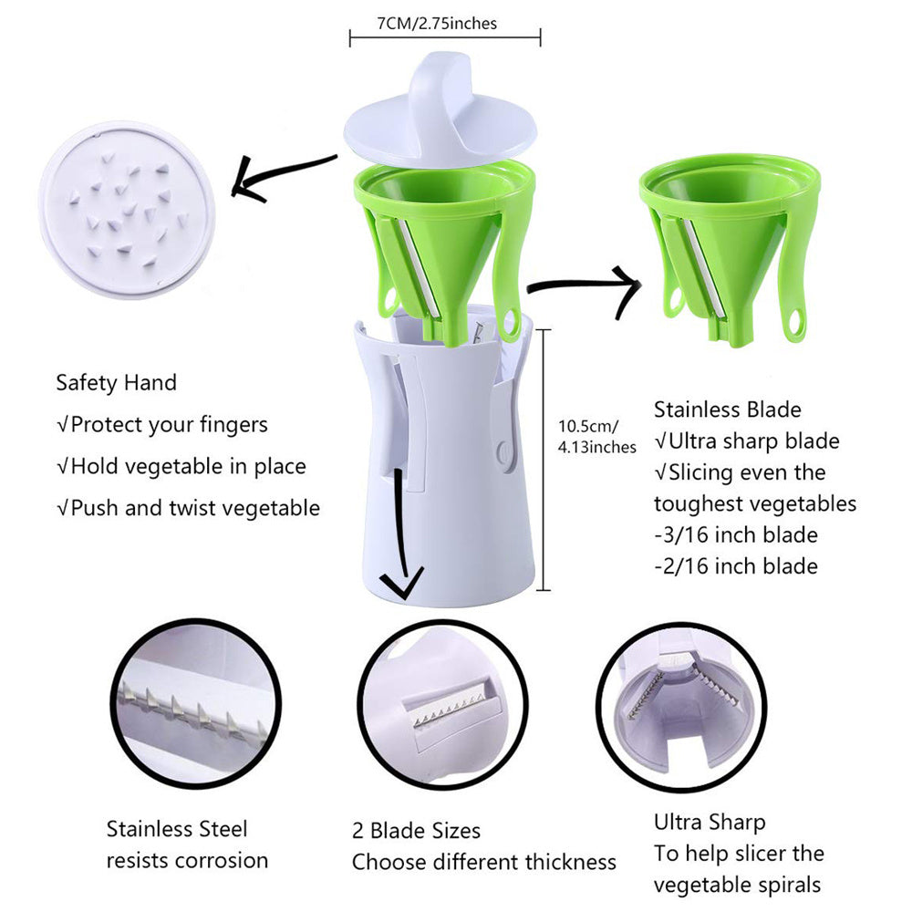 Twist & Slice – Your Handy Kitchen Helper for Veggies