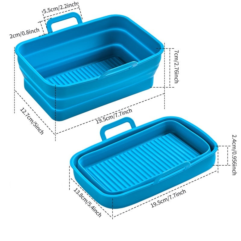 FlexFold Silicone Pan – Cook, Collapse, and Store Easily!