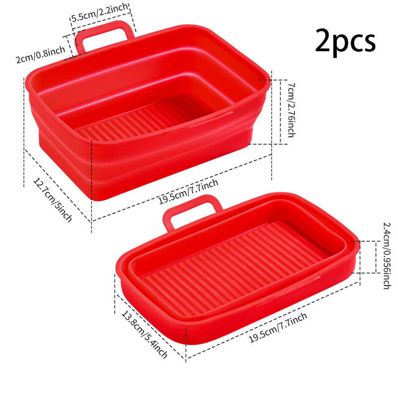 FlexFold Silicone Pan – Cook, Collapse, and Store Easily!