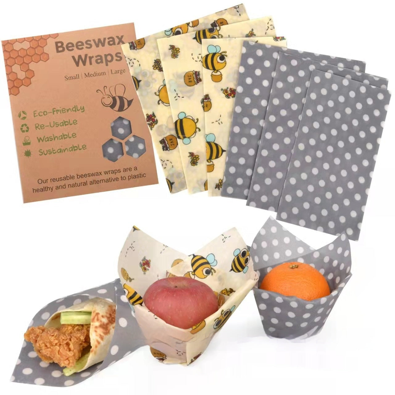 Eco Beeswax Wraps – Keep Food Fresh, Naturally & Reuse!