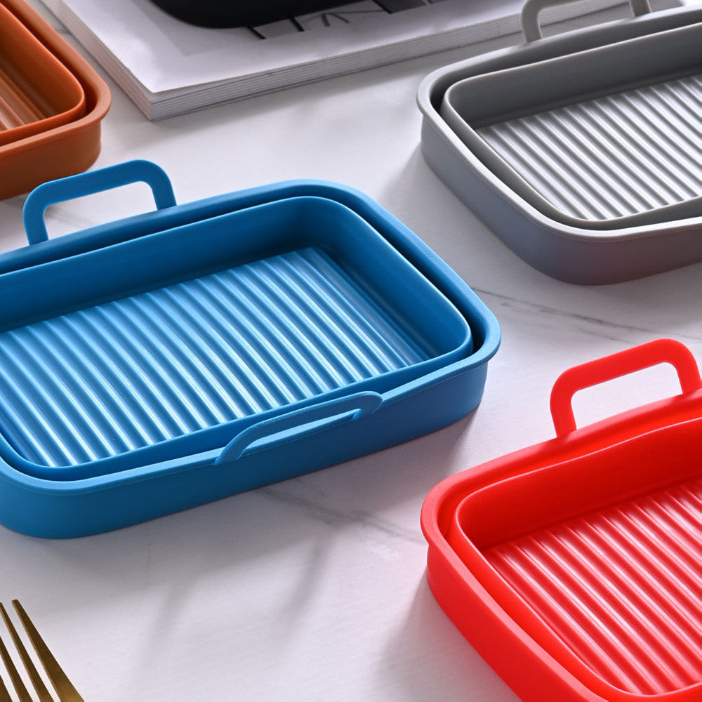 FlexFold Silicone Pan – Cook, Collapse, and Store Easily!