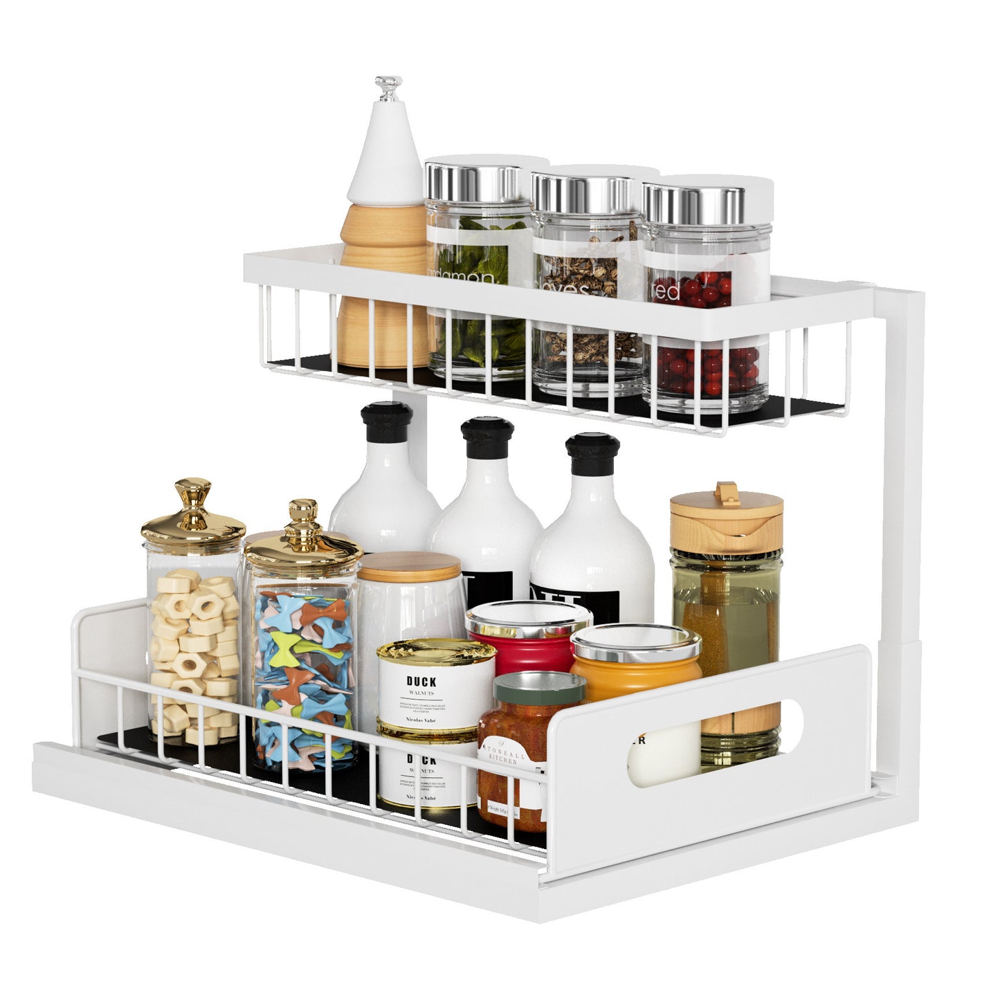 TidySpice Under-Sink Rack – Smart Storage Made Simple!