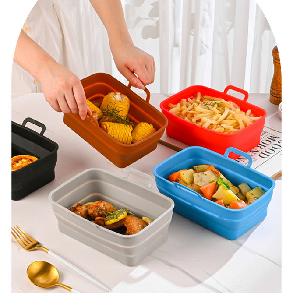 FlexFold Silicone Pan – Cook, Collapse, and Store Easily!
