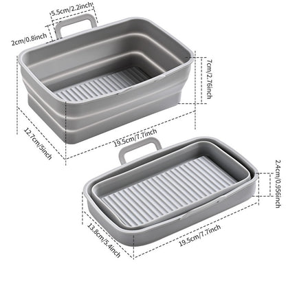 FlexFold Silicone Pan – Cook, Collapse, and Store Easily!