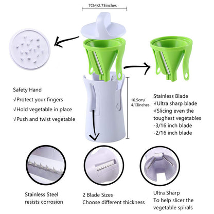 Twist & Slice – Your Handy Kitchen Helper for Veggies