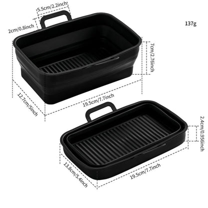 FlexFold Silicone Pan – Cook, Collapse, and Store Easily!